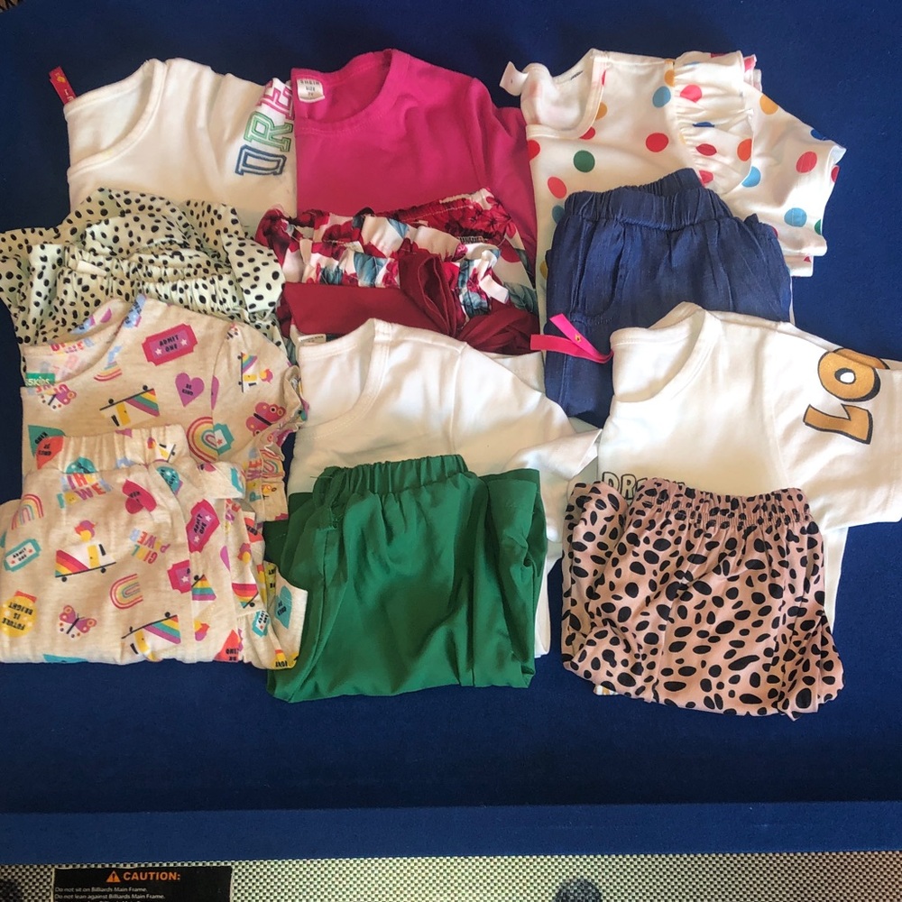 12-Pcs. BUNDLED SALE, Short Sets &
a Unicorn Dress